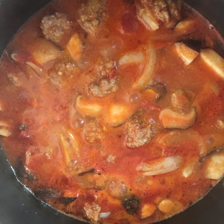 トマト缶で作る♪ 簡単肉団子とトマトスープ